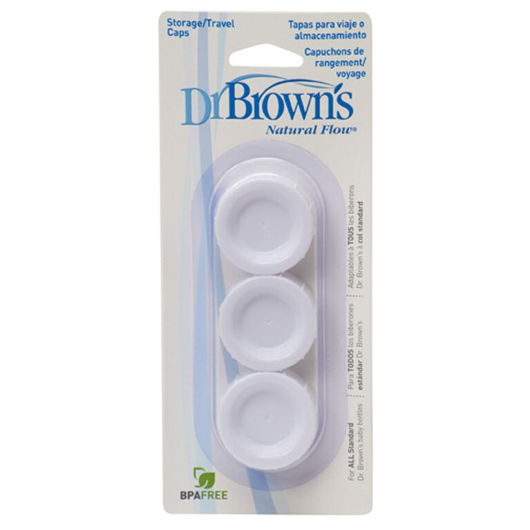 Dr. Brown's 3 Storage Travel Caps