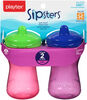 Playtex - Série En tout temps Emballage de 2 verres de 9 oz avec bec - rose/violet, styles peuvent varié.