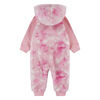 Hurley Sherpa Printed Coverall - Pink - Size 6 Months