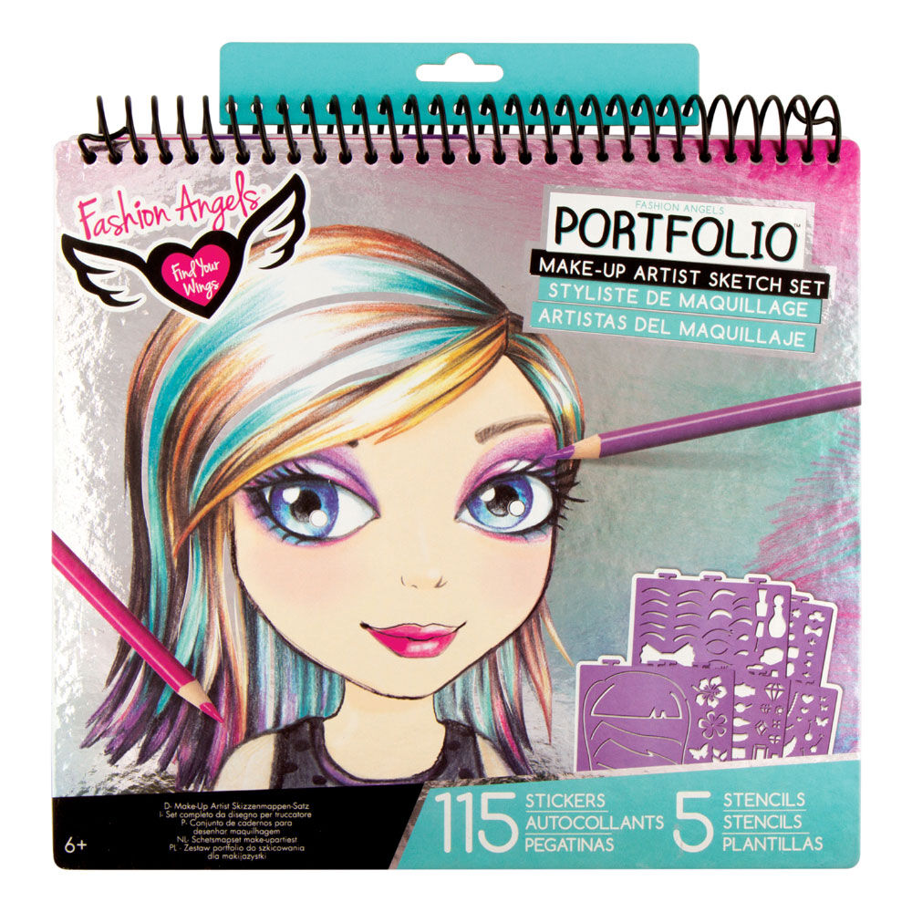 makeup artist sketch set toy