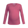 Motherhood - Long Sleeve Snap Henley Nursing Top - Red Violet - L