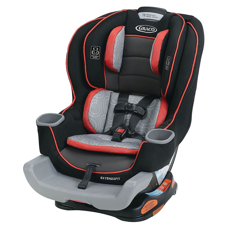  Graco Extend2Fit Convertible Car Seat - Solar - R 