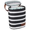 JJ Cole Bottle Cooler Bag - Black & White Stripe