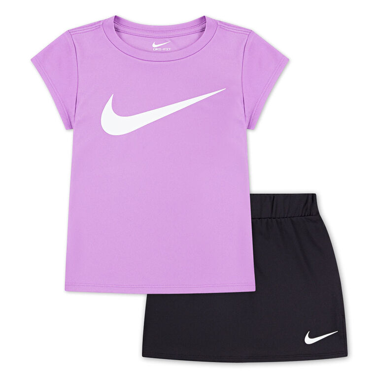 Nike 2-Piece Dri-FIT Scooter Set - Rush Fuschia - Size 5