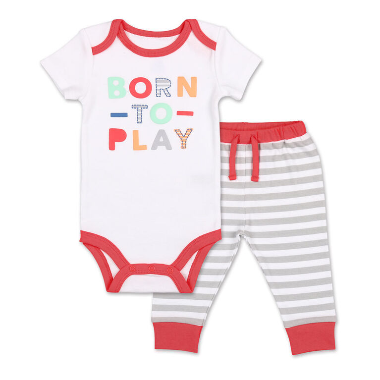 Ensemble 2 pièces Koala Baby « Cool Little Dudde » - chandail à capuche et pantalon de sport, 0-3 Mois