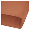 Perlimpinpin-Bamboo fitted sheet-Cayenne