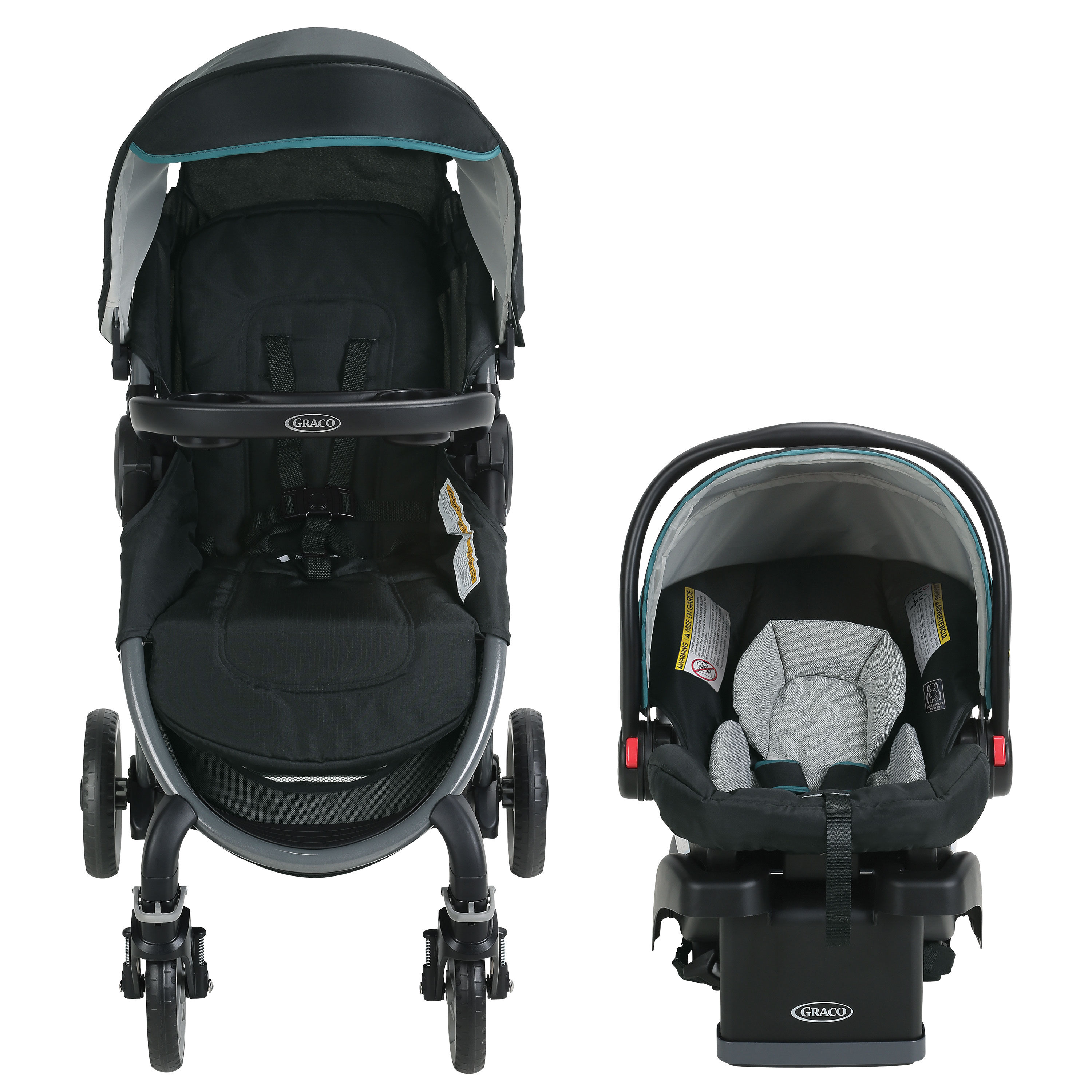 Graco FastAction Fold 2.0 Travel System with SnugRide Click