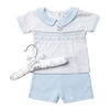 Rock a Bye Baby Ensemble court : Cheval bleu