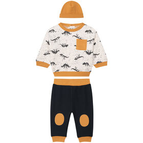PL Baby Ensemble de jogging 3 pi&egrave;ces dinosaure 6M