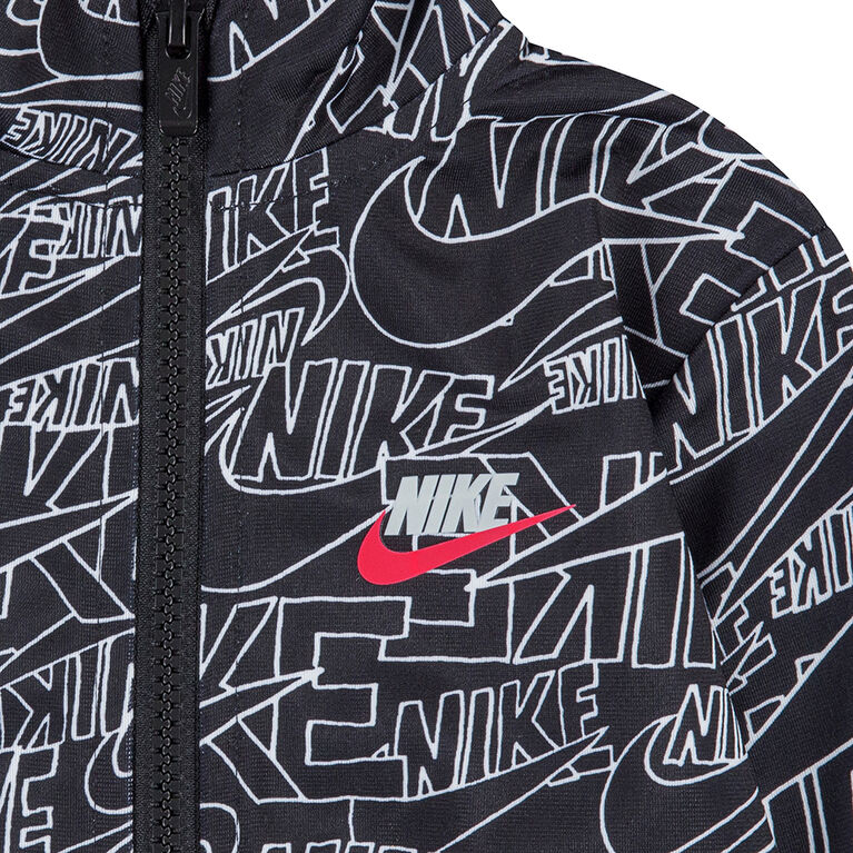 Nike all over print tracksuit outlet