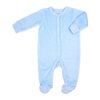 Rock a Bye Baby 5 Piece Ribbed Velour Set: Blue Bear