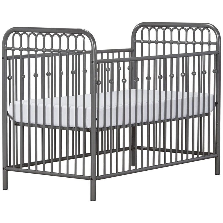 Monarch Hill Ivy Metal Crib, Gray