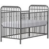 Monarch Hill Ivy Metal Crib, Gray