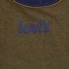 Levis Poster Logo Ringer & Denim Set - Denim Olive - Size 12 Months