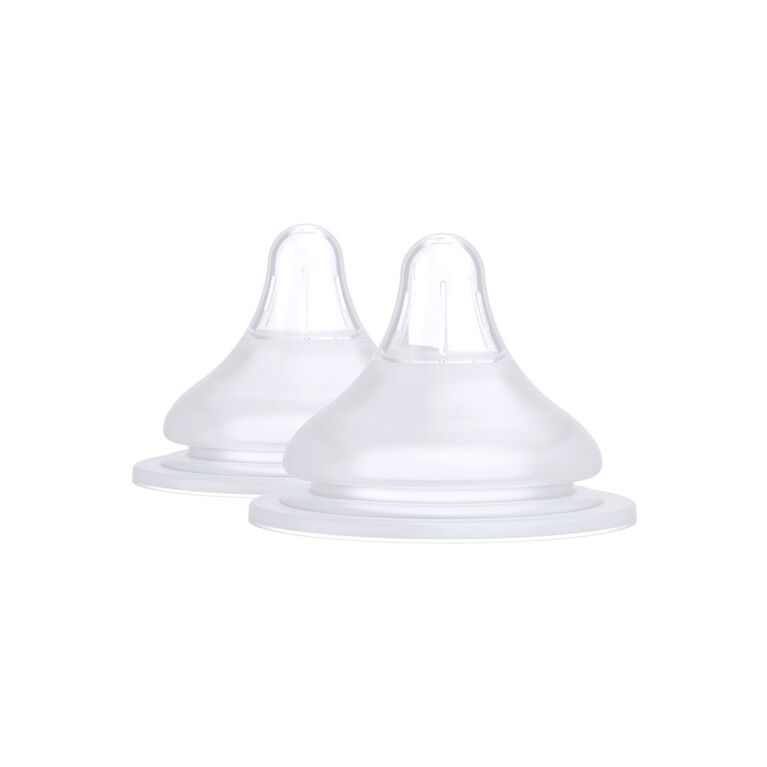 RealFeel Bottle Nipples Fast Flow 2PK