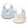 Koala Baby - 2 Pièce Giraffe/Hearts Silicone Bib