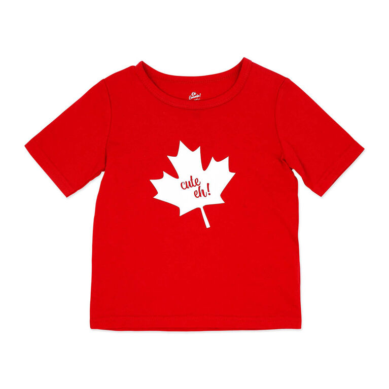 Oh Canada! By RTL T-shirt rouge mignon Eh 4 ans