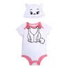 Disney Marie 2-Piece Bodysuit and Hat Set - Pink, 3 Months