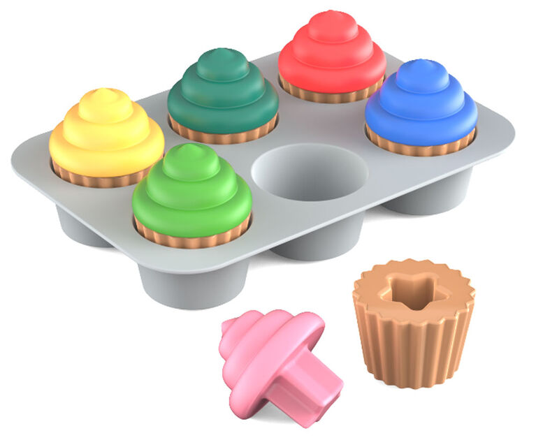 Jouet d'activité de tri de forme Sort & Sweet Cupcakes