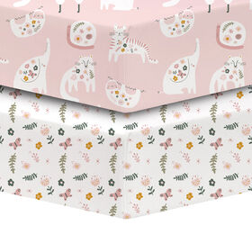 Koala Baby - 2 Pk Percale Sheets Zen Friends