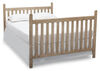 Delta Children Full Size Wood Bed Rail - Rustic Whitewash