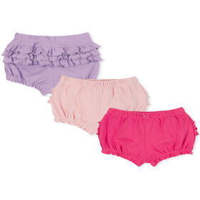 Koala Baby Trois packs de shorts  couleur Rose ombre