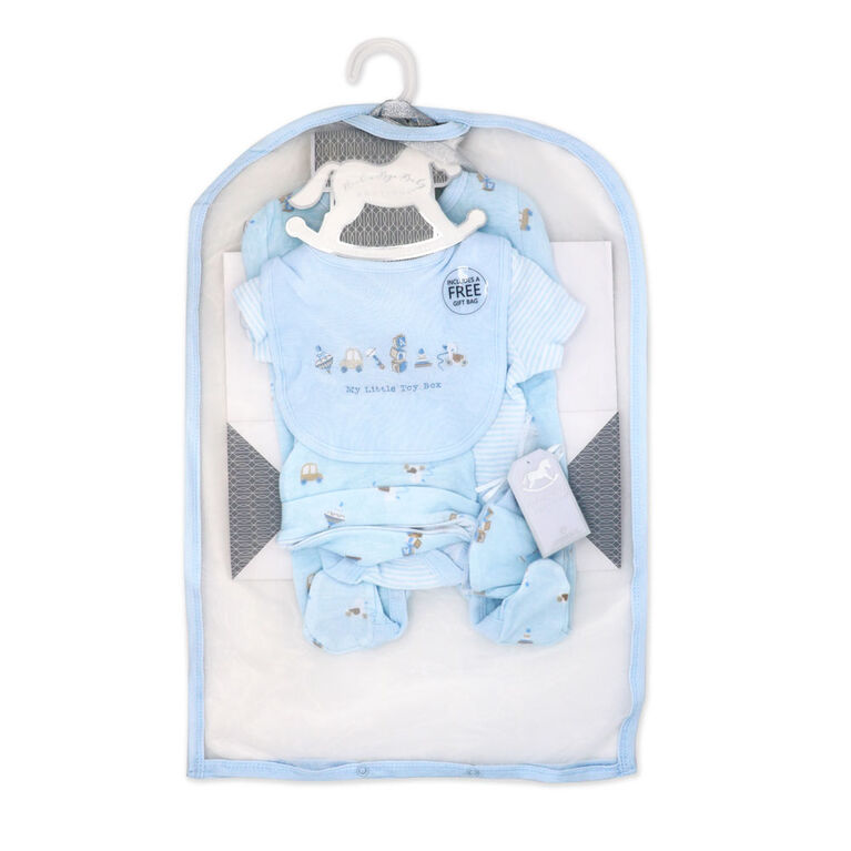 Rock a Bye Coffret à jouets pour bébé - Coffret cadeau layette 0-3 mois