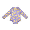 Maillot de bain 1 pièce à volants Rashguard Ananas
