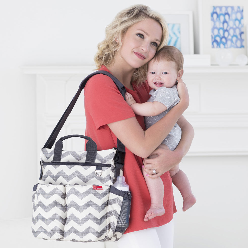 Skip Hop Duo Signature Diaper Bag Chevron Babies R Us Canada