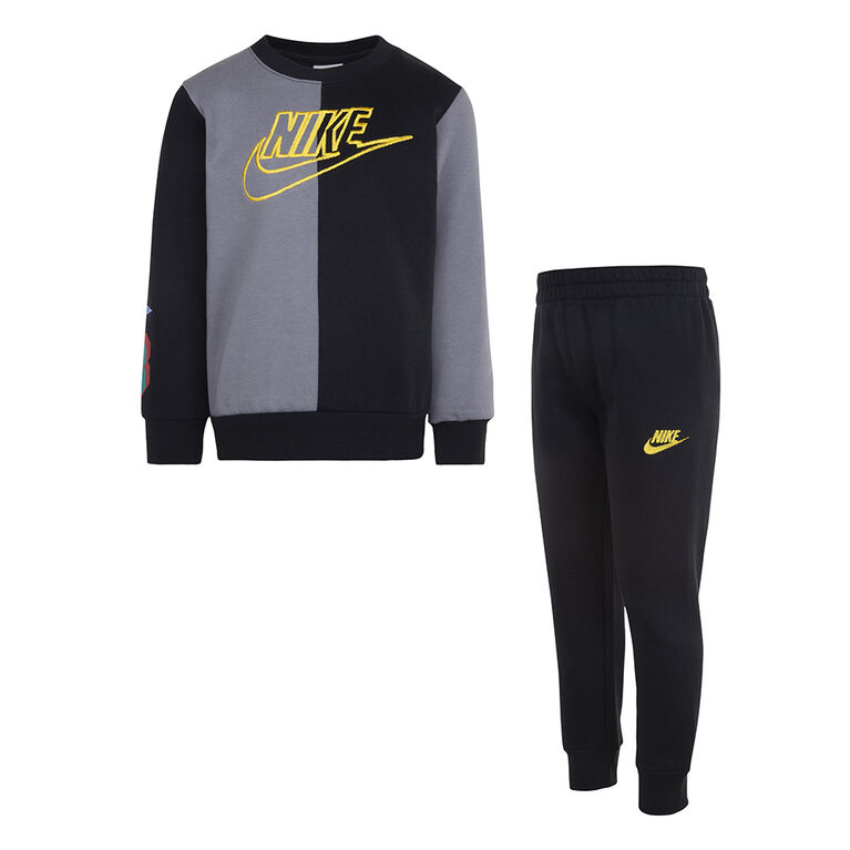 Nike Futura Colorblocked Crew Set Black Babies R Us Canada
