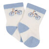 Gerber Childrenswear - 6 Pack Jersey Crew Socks Puppy Playground - 0-3M