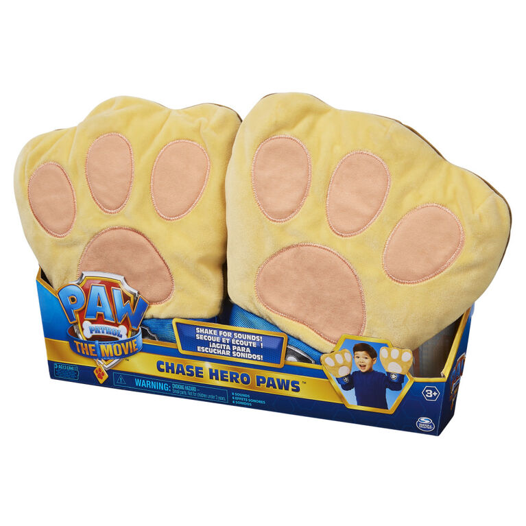 PAW Patrol, Chase Hero Paws Movie Role Play Plush Toy with 10 Sounds and Phrases for Pretend Play