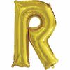 Ballons en forme de lettre or 14 " - R