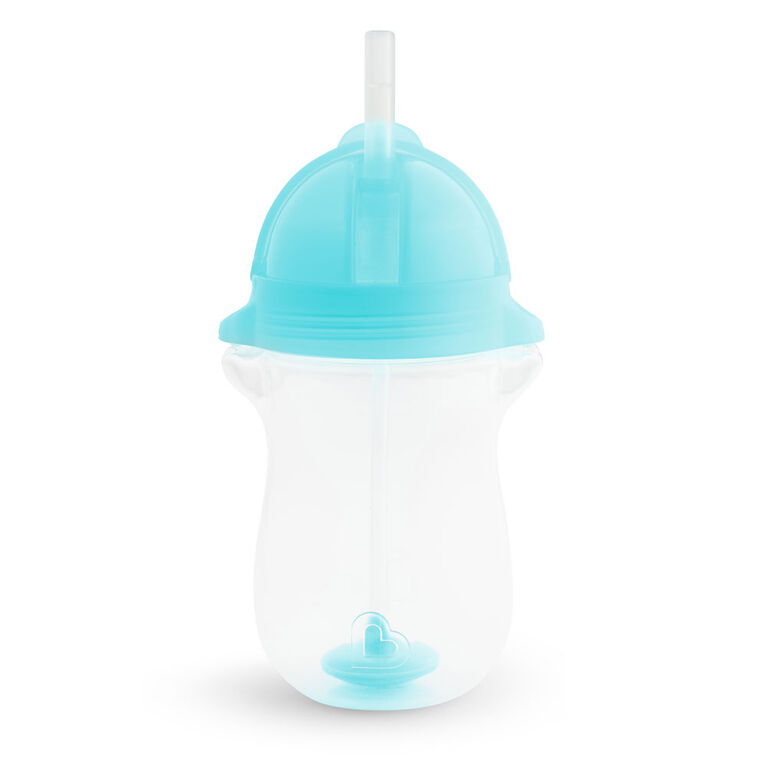 Munchkin- Any Angle Weighted Straw Trainer Cup- Blue, 10oz