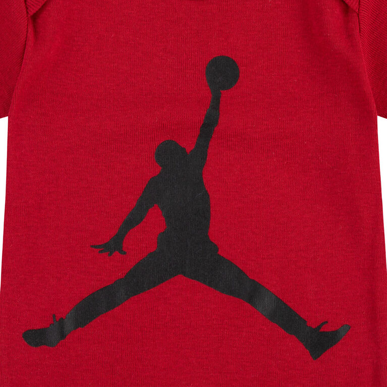 Ensemble Jordan - Rouge - Taille 0/6M