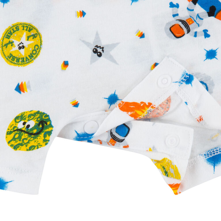 Converse Cruisers AOP Romer - White - Size 18M