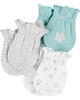 Carter's 3 paires de mitaines de protection Multi  0-3 mois