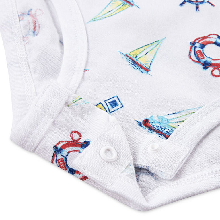 Levis Overall Set - Bright White - Size 4T