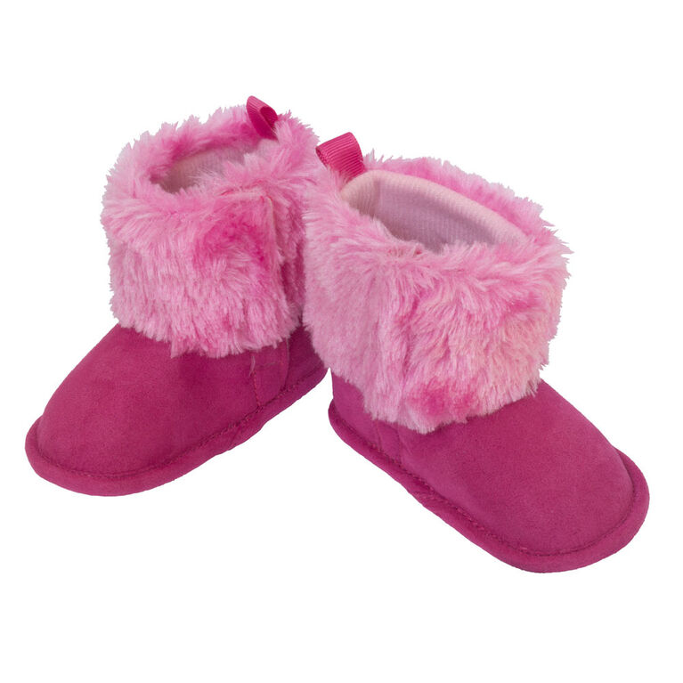 So Dorable Pre Walker G - Suede Boot Bright Pink   9-12M