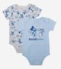 Disney Mickey Mouse 2 Pack Bodysuit Blue 0M