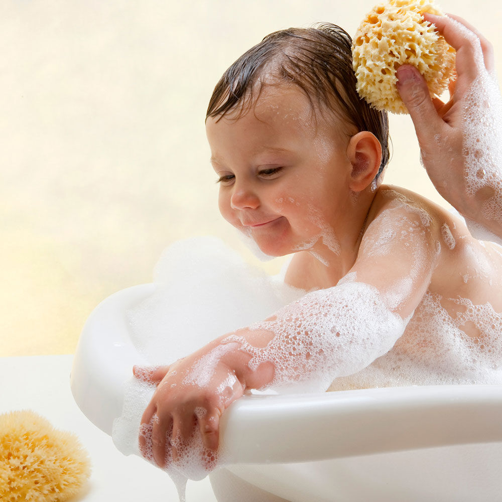 Big baby outlet bath sponge