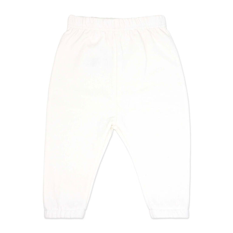 Lily & Jack 2 Piece Sweater Set: Cream Dog