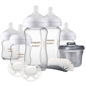 Kit Nouveau-Né Biberons Natural en Verre 0M+ AVENT