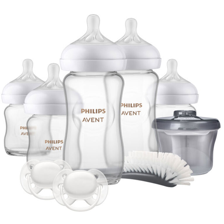 Philips Avent Natural Newborn Glass Bottle Starter Set, SCD858/00