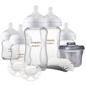 Philips Avent Natural Newborn Glass Bottle Starter Set, SCD858/00