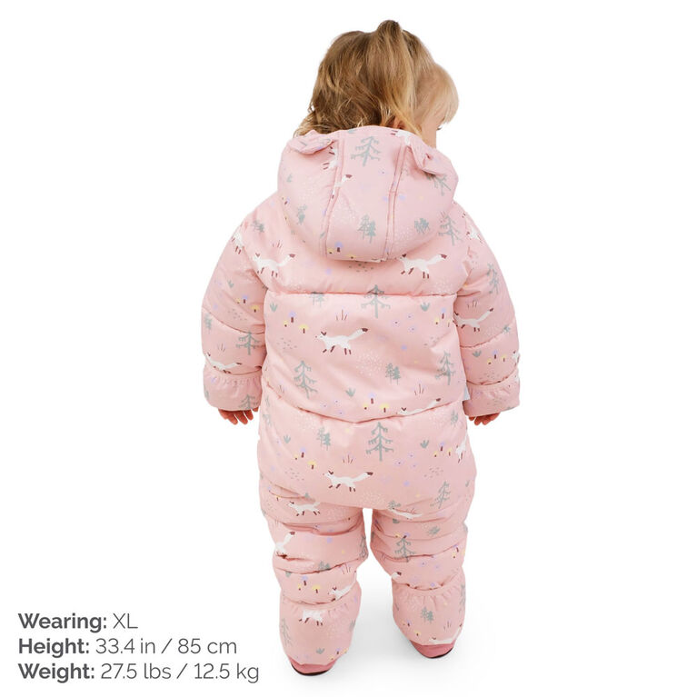 Baby Snowsuit | Pink Forest Baby Snowsuit | Pink Forest
