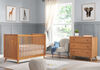 Couchette Convertible Dawson 3-en-1 Brun Miel - Notre exclusivité