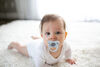 HappyPaci 1-piece Silicone Pacifier Blue - 3pack