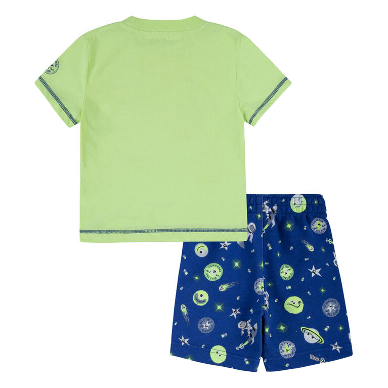 Converse Space Cruisers Shorts Set -  Converse Blue - Size 18M