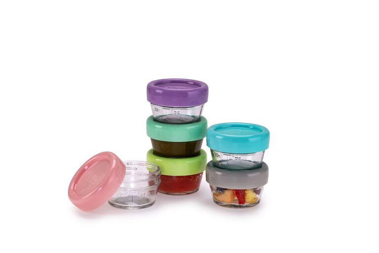 Glass Containers 2 Oz 6 Pack